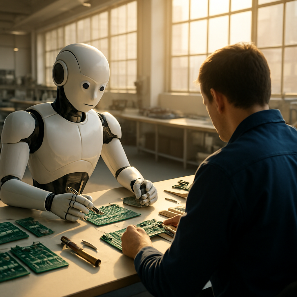 Agibot G2 Humanoid Robots Deployed on Live Industrial-Scale Electronics Production Line