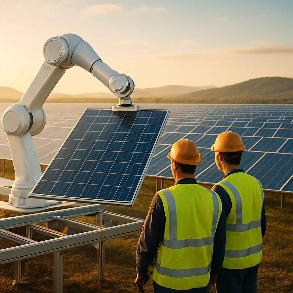 Robots Now Build the Solar Farms: Gritt Exits Stealth With $32M to Automate Clean-Energy Construction
